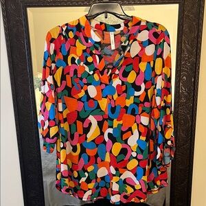 Vibrant Multicolor Women's Blouse